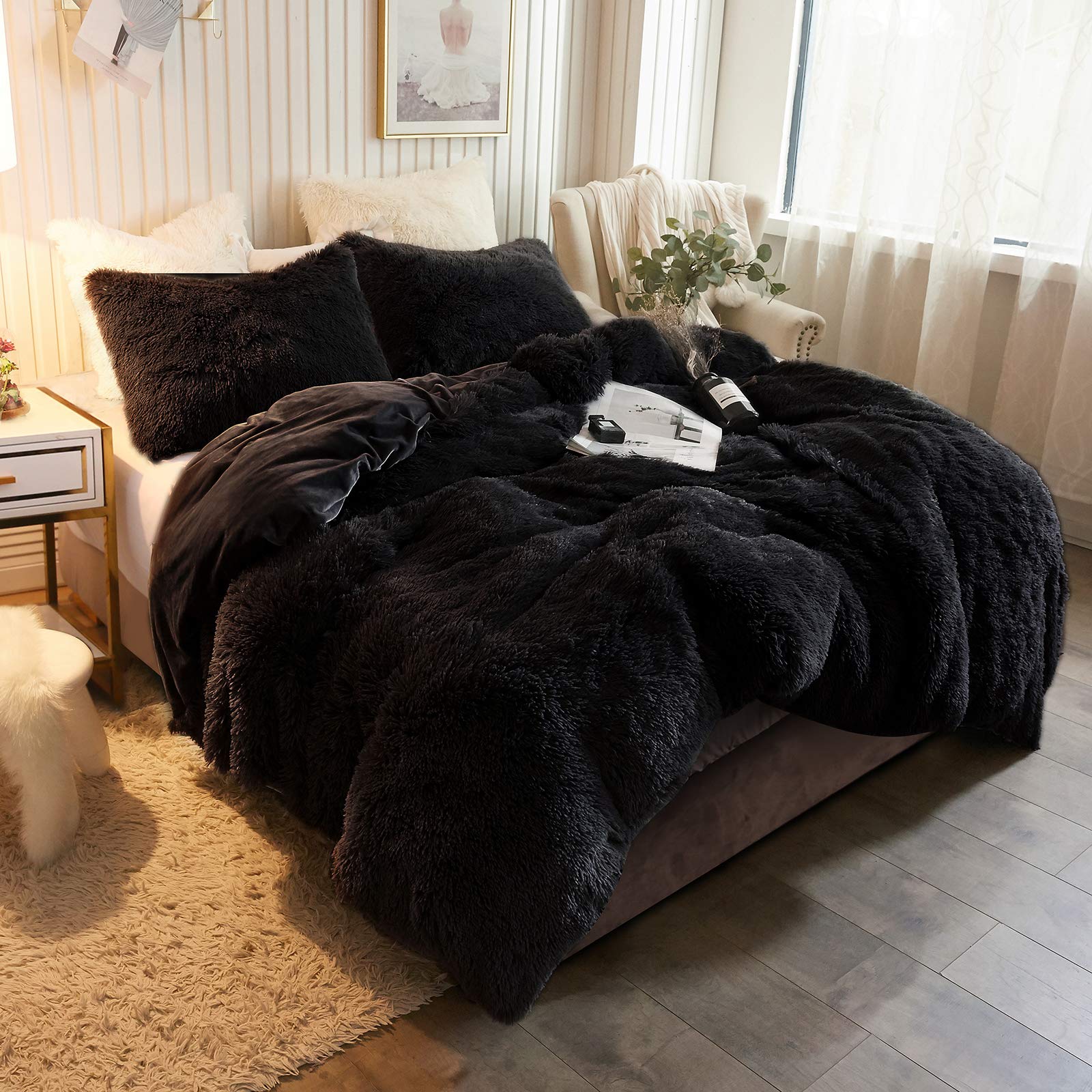Xege Plush Shaggy Duvet Cover